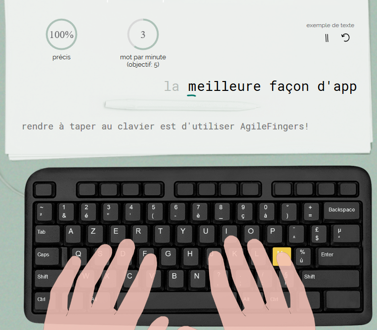 AgileFingers : Apprendre à Taper Au Clavier Plus Rapidement. - Larajtekno