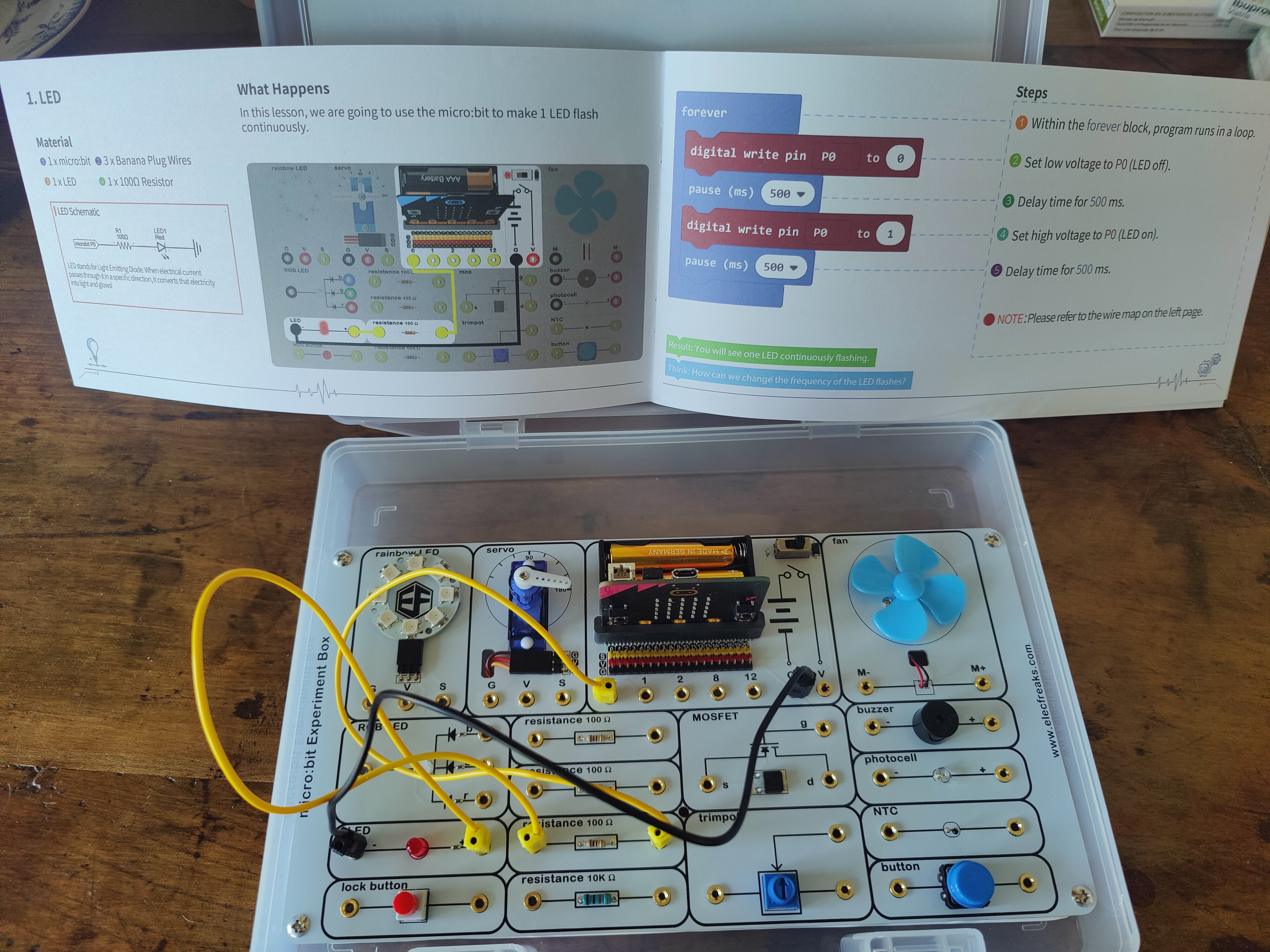 Test : Micro:bit Experiment Box Kit De Chez ELECFREAKS - Larajtekno